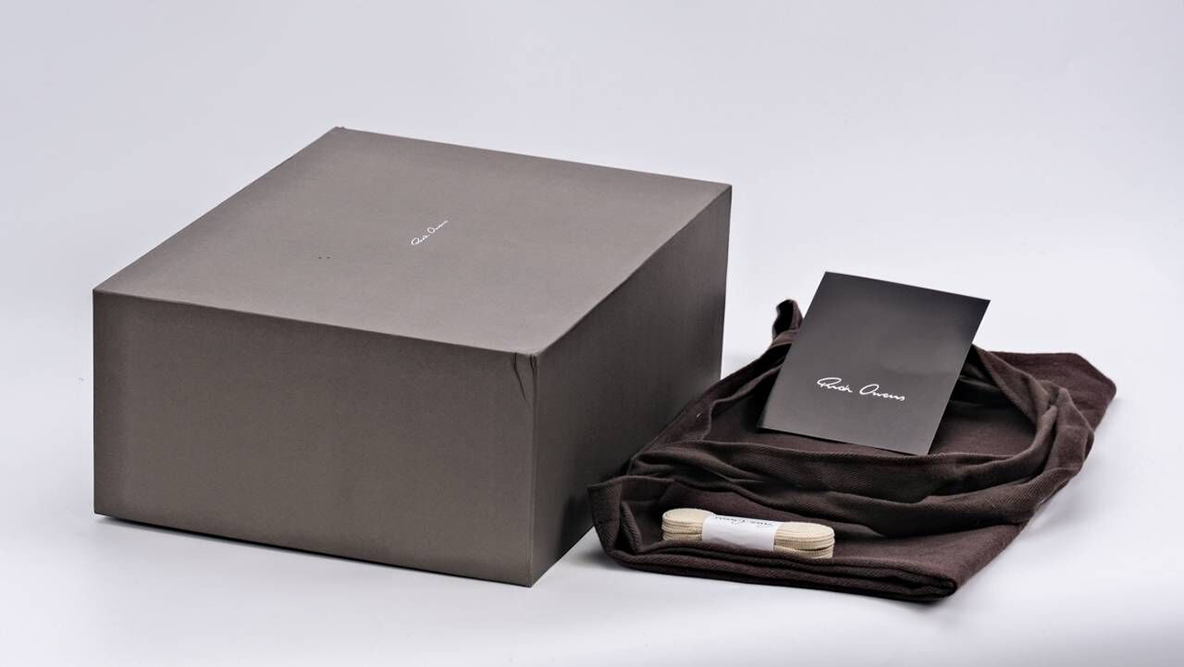 rick owens strobe vintage low ‘dark dust’ replica